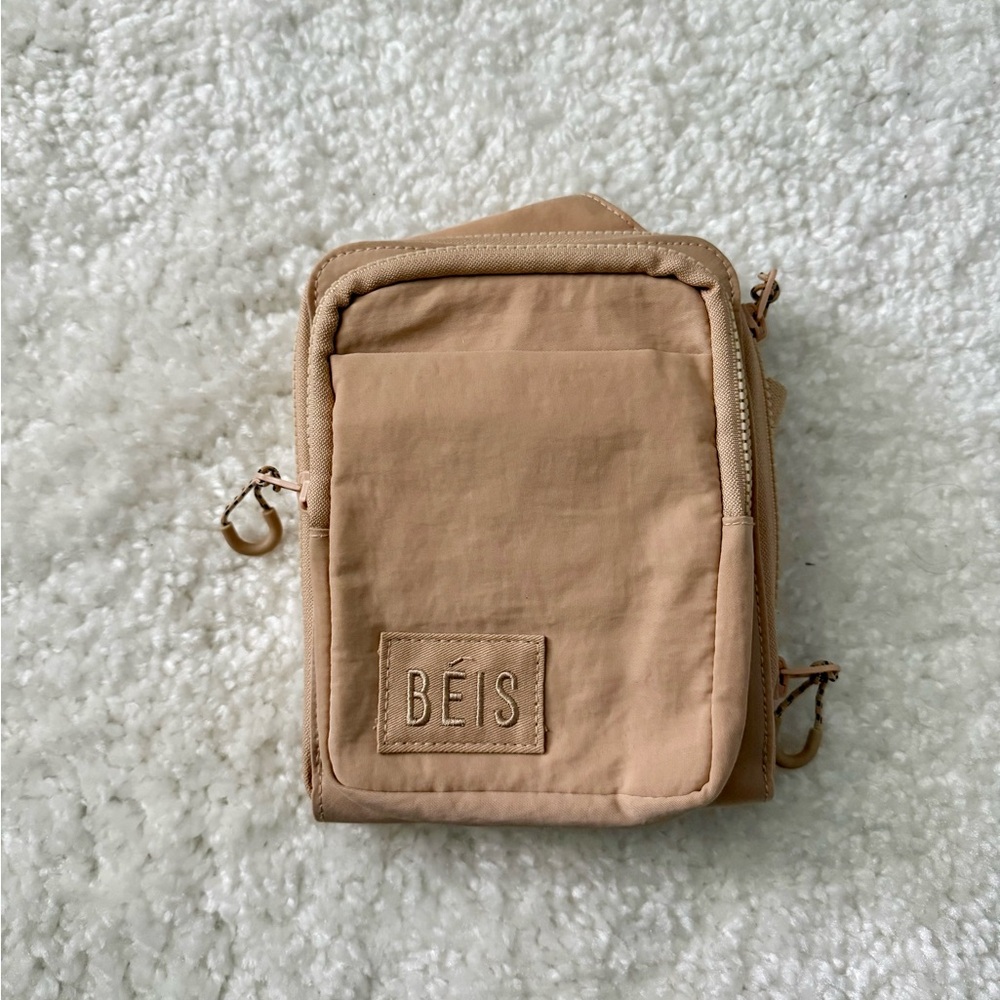 Beige Beis Crossbody Sport Sling